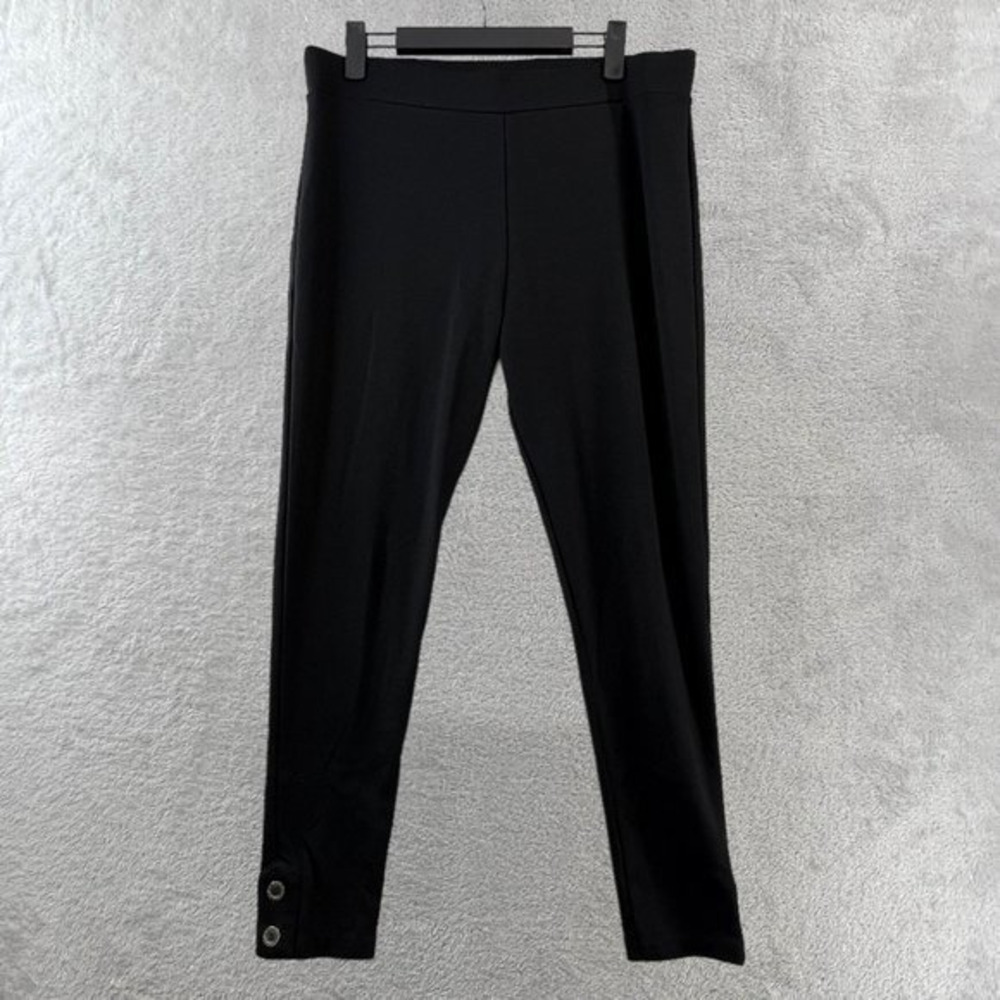Star by Julien Macdonald‎ Pants Womens 16 Black Skinny Ankle Buttons Crop Length